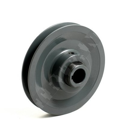 TRITAN Sngl Grv Cast Iron Variable Pitch Sheave, 5/8-in. Bore, Fnshd Bore w/Keyway & Set Screw, 4.15-in. OD 1VP44 X 5/8